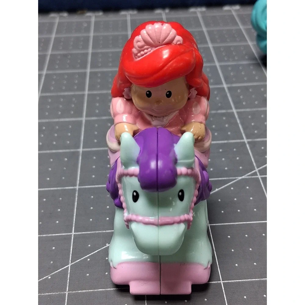 Fisher Price Klip Klop Little People Disney Princess Ariel Prince Eric  Horses